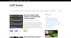 Desktop Screenshot of lchfguiden.com